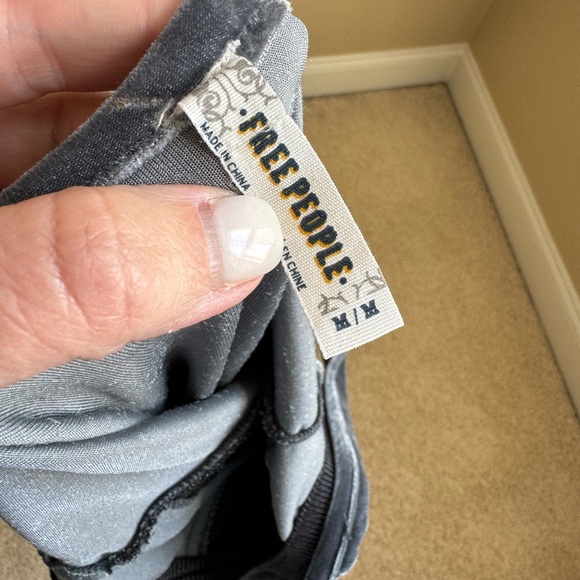 We The Free Velvet Bodycon Scoop Neckline Dress - Picture 4 of 7